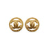 VINTAGE CHANEL EARRINGS COCOMARK CIRCLE ACCESSORY 94P 90331828