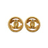 VINTAGE CHANEL EARRINGS COCOMARK CIRCLE ACCESSORY 94P 90331828