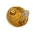 VINTAGE CHANEL EARRINGS COCOMARK CIRCLE SWING GOLD ACCESSORY 29 90321770