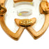 VINTAGE CHANEL EARRINGS COCOMARK CLEAR SWING GOLD ACCESSORY 01P 90347802