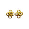 VINTAGE CHANEL EARRINGS COCOMARK CLOVER ACCESSORY 98P 90328937