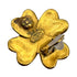 VINTAGE CHANEL EARRINGS COCOMARK CLOVER MOTIF GOLD ACCESSORY 95P 90324118