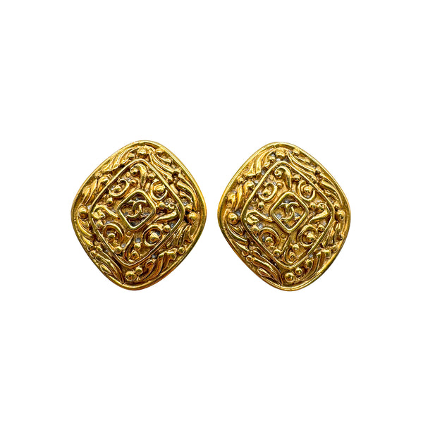 VINTAGE CHANEL EARRINGS COCOMARK DIA ACCESSORY 90328941