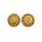 VINTAGE CHANEL EARRINGS COCOMARK EAR OF RICE MOTIF CHAIN GOLD ACCESSORY 23 90321038