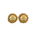 VINTAGE CHANEL EARRINGS COCOMARK EAR OF RICE MOTIF CHAIN GOLD ACCESSORY 90339117