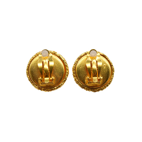 VINTAGE CHANEL EARRINGS COCOMARK FAUX PEARL ACCESSORY 93P 90333261