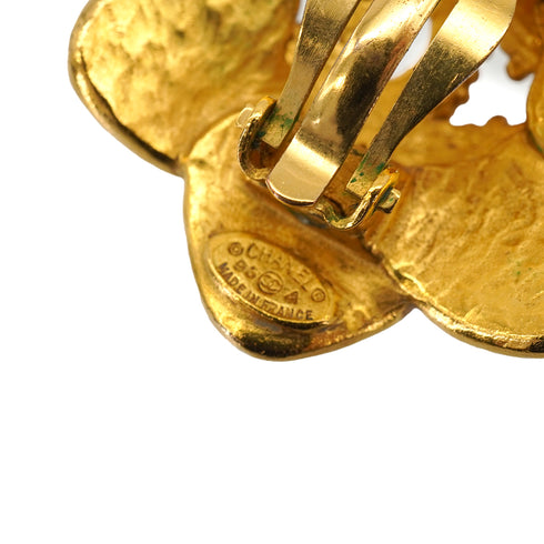 VINTAGE CHANEL EARRINGS COCOMARK FLOWER ACCESSORY 96A 90331377