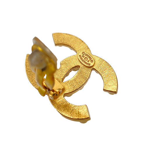 CHANEL EARRINGS COCOMARK GOLD ACCESSORY 02A 90312561