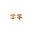 VINTAGE CHANEL EARRINGS COCOMARK GOLD ACCESSORY 23 90341726
