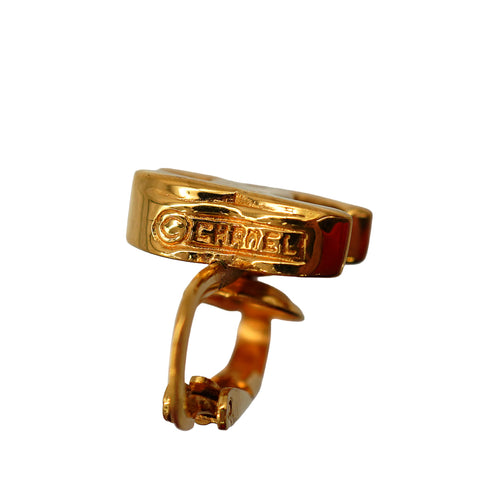 VINTAGE CHANEL EARRINGS COCOMARK GOLD ACCESSORY 23 90341726