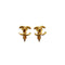 VINTAGE CHANEL EARRINGS COCOMARK GOLD ACCESSORY 90334180