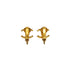 VINTAGE CHANEL EARRINGS COCOMARK GOLD ACCESSORY 90334885