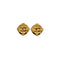 VINTAGE CHANEL EARRINGS COCOMARK GOLD ACCESSORY 90337690
