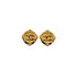 VINTAGE CHANEL EARRINGS COCOMARK GOLD ACCESSORY 90337690