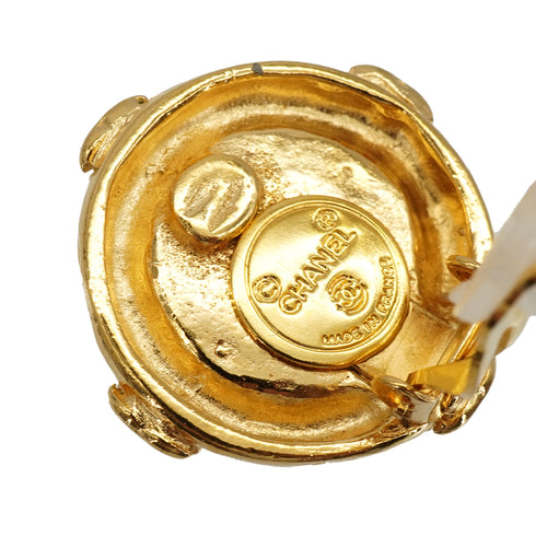 VINTAGE CHANEL EARRINGS COCOMARK GOLD ACCESSORY 90337690