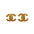 VINTAGE CHANEL EARRINGS COCOMARK GOLD ACCESSORY 90348350