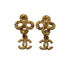 VINTAGE CHANEL EARRINGS COCOMARK GOLD ACCESSORY 93A 90312590