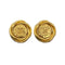 VINTAGE CHANEL EARRINGS COCOMARK GOLD ACCESSORY 93P 90321040