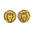 VINTAGE CHANEL EARRINGS COCOMARK GOLD ACCESSORY 93P 90321040