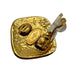 VINTAGE CHANEL EARRINGS COCOMARK GOLD ACCESSORY 94P 90323182