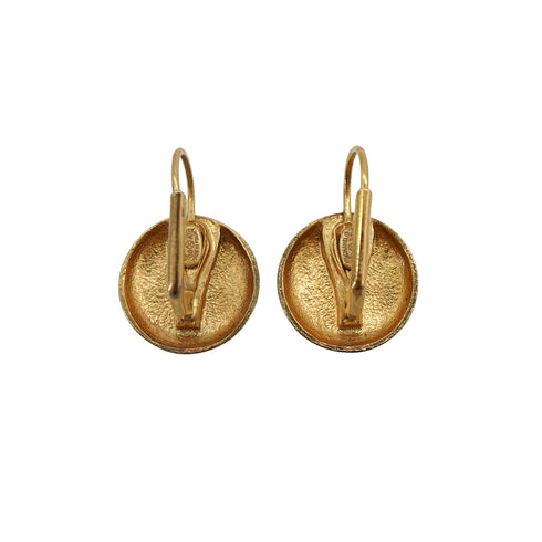 VINTAGE CHANEL EARRINGS COCOMARK GOLD ACCESSORY 96A 90335314