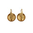 VINTAGE CHANEL EARRINGS COCOMARK GOLD ACCESSORY 96A 90335314