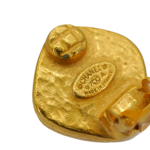 VINTAGE CHANEL EARRINGS COCOMARK GOLD ACCESSORY 97A 90331830