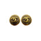 VINTAGE CHANEL EARRINGS COCOMARK GOLD ACCESSORY 90328683