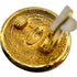 VINTAGE CHANEL EARRINGS COCOMARK GOLD ACCESSORY 90328947