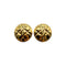 VINTAGE CHANEL EARRINGS COCOMARK GOLD ACCESSORY 90328958