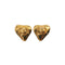 VINTAGE CHANEL EARRINGS COCOMARK HEART GOLD ACCESSORY 93P 90323145