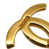 VINTAGE CHANEL EARRINGS COCOMARK HOOP SWING GOLD ACCESSORY 90345986