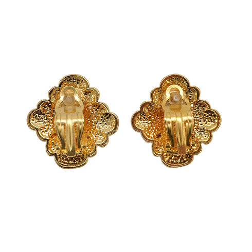 VINTAGE CHANEL EARRINGS COCOMARK LOGO ACCESSORY 95A 90325944