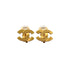 VINTAGE CHANEL EARRINGS COCOMARK LOGO GOLD ACCESSORY 99A 90326226