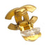 VINTAGE CHANEL EARRINGS COCOMARK LOGO GOLD ACCESSORY 99A 90328003
