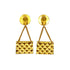 VINTAGE CHANEL EARRINGS COCOMARK MATELASSE BAG MOTIF ACCESSORY 26 90325782