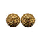 VINTAGE CHANEL EARRINGS COCOMARK MATELASSE GOLD ACCESSORY 90331810