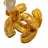 VINTAGE CHANEL EARRINGS COCOMARK MATELASSE GOLD ACCESSORY 90334258