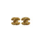 VINTAGE CHANEL EARRINGS COCOMARK MATELASSE GOLD ACCESSORY 90337705
