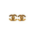 VINTAGE CHANEL EARRINGS COCOMARK MATELASSE GOLD ACCESSORY 90346882