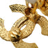 VINTAGE CHANEL EARRINGS COCOMARK MATELASSE GOLD ACCESSORY 90346882