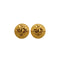 VINTAGE CHANEL EARRINGS COCOMARK MATELASSE ROUND ACCESSORY 90335016