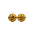 VINTAGE CHANEL EARRINGS COCOMARK MATELASSE ROUND ACCESSORY 90335016