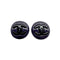 VINTAGE CHANEL EARRINGS COCOMARK NAVY BLACK ACCESSORY 95A 90328942