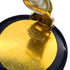 VINTAGE CHANEL EARRINGS COCOMARK NAVY BLACK ACCESSORY 95A 90328942