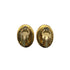 VINTAGE CHANEL EARRINGS COCOMARK OVAL ACCESSORY 96A 90326626