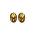 VINTAGE CHANEL EARRINGS COCOMARK OVAL GOLD ACCESSORY 26 90325931