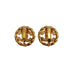 VINTAGE CHANEL EARRINGS COCOMARK RHINESTONE CHAIN ACCESSORY 90335321