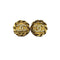 VINTAGE CHANEL EARRINGS COCOMARK RHINESTONE GOLD ACCESSORY 23 90319121