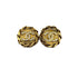 VINTAGE CHANEL EARRINGS COCOMARK RHINESTONE GOLD ACCESSORY 23 90319121